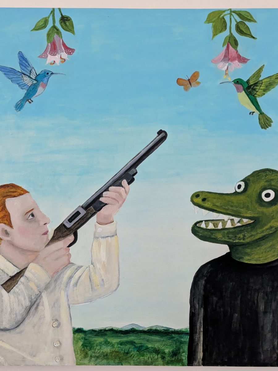 The Hank and the Hummingbirds in the Blue Chimney